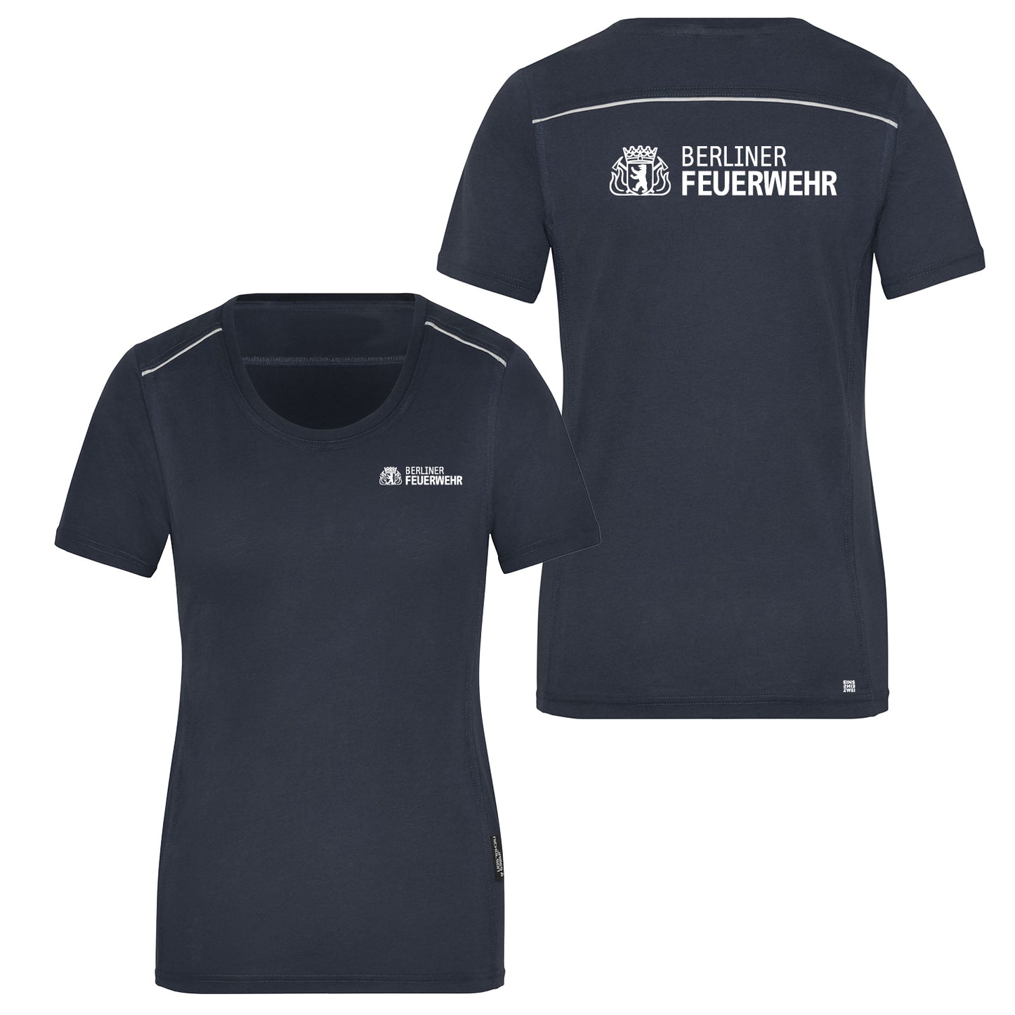 Damen T-Shirt Reflect Feuerwehr Dienstkleidung Berlin