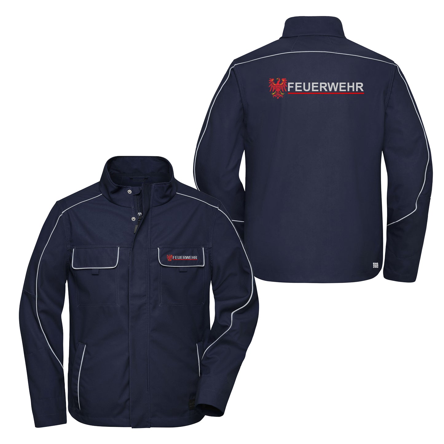 Light-Softshelljacke Reflect Feuerwehr Brandenburg