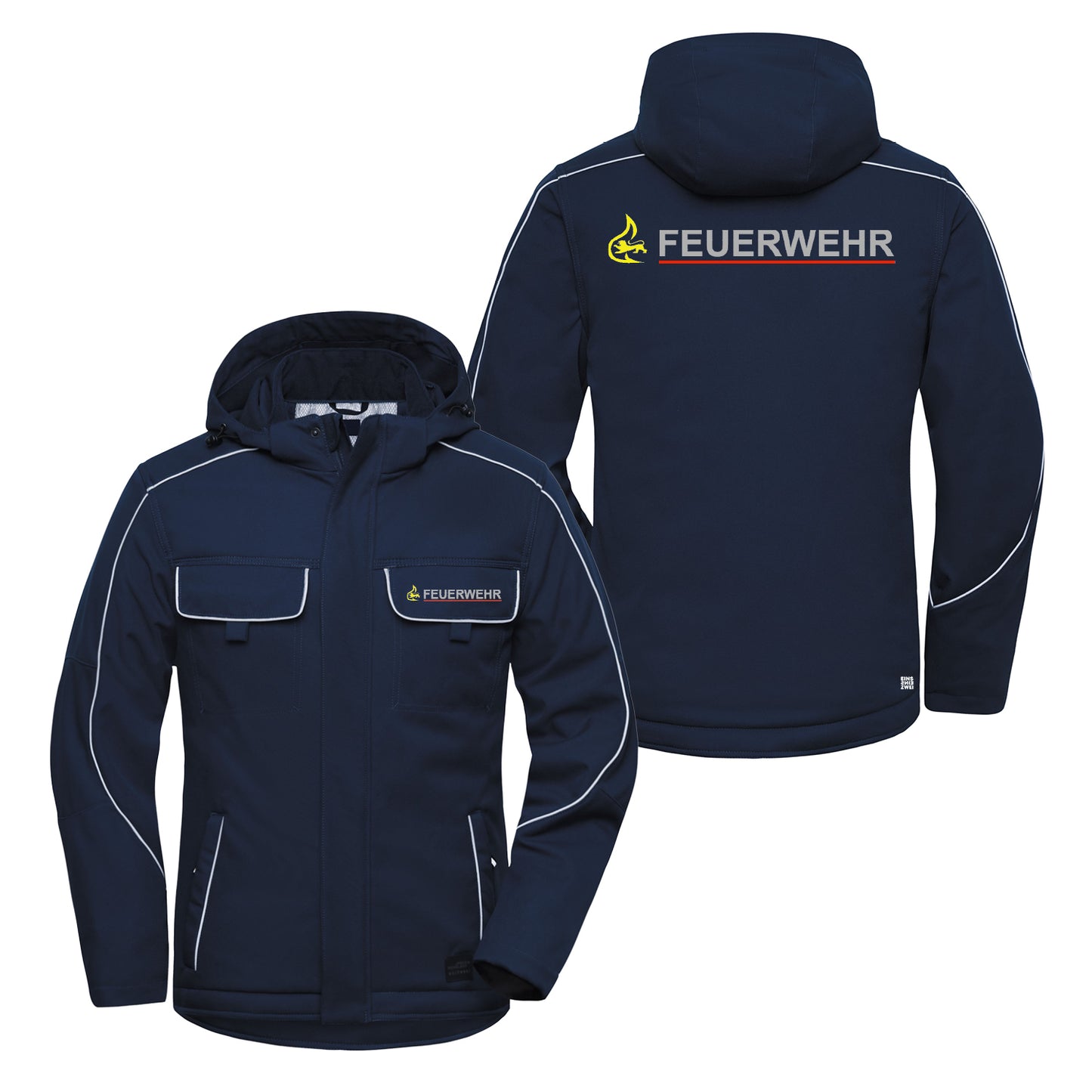 Winter Softshelljacke Reflect Feuerwehr Baden-Württemberg