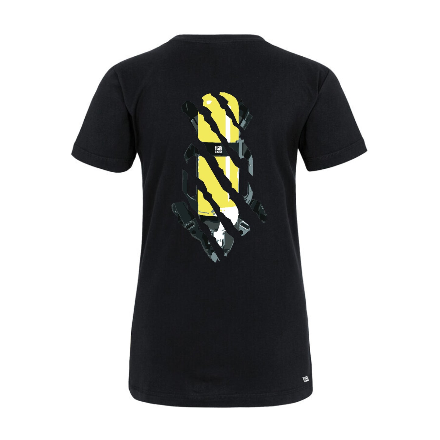 Damen T-Shirt Feuerwehr Fashion AGT schwarz