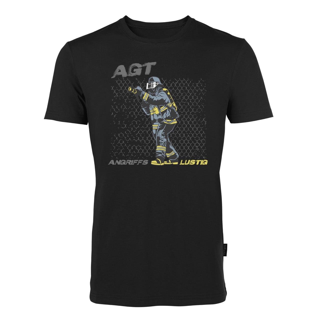 T-Shirt Feuerwehr Fashion Angriffs Lustig schwarz