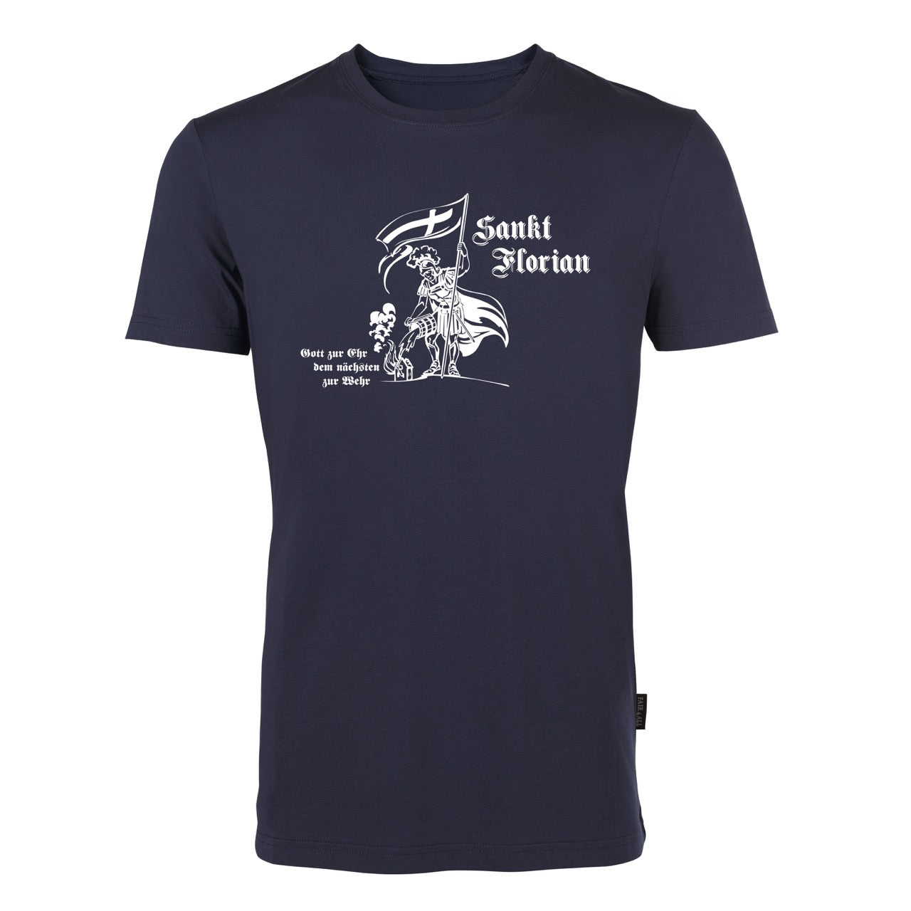 T-Shirt Feuerwehr Fashion Sankt Florian blau