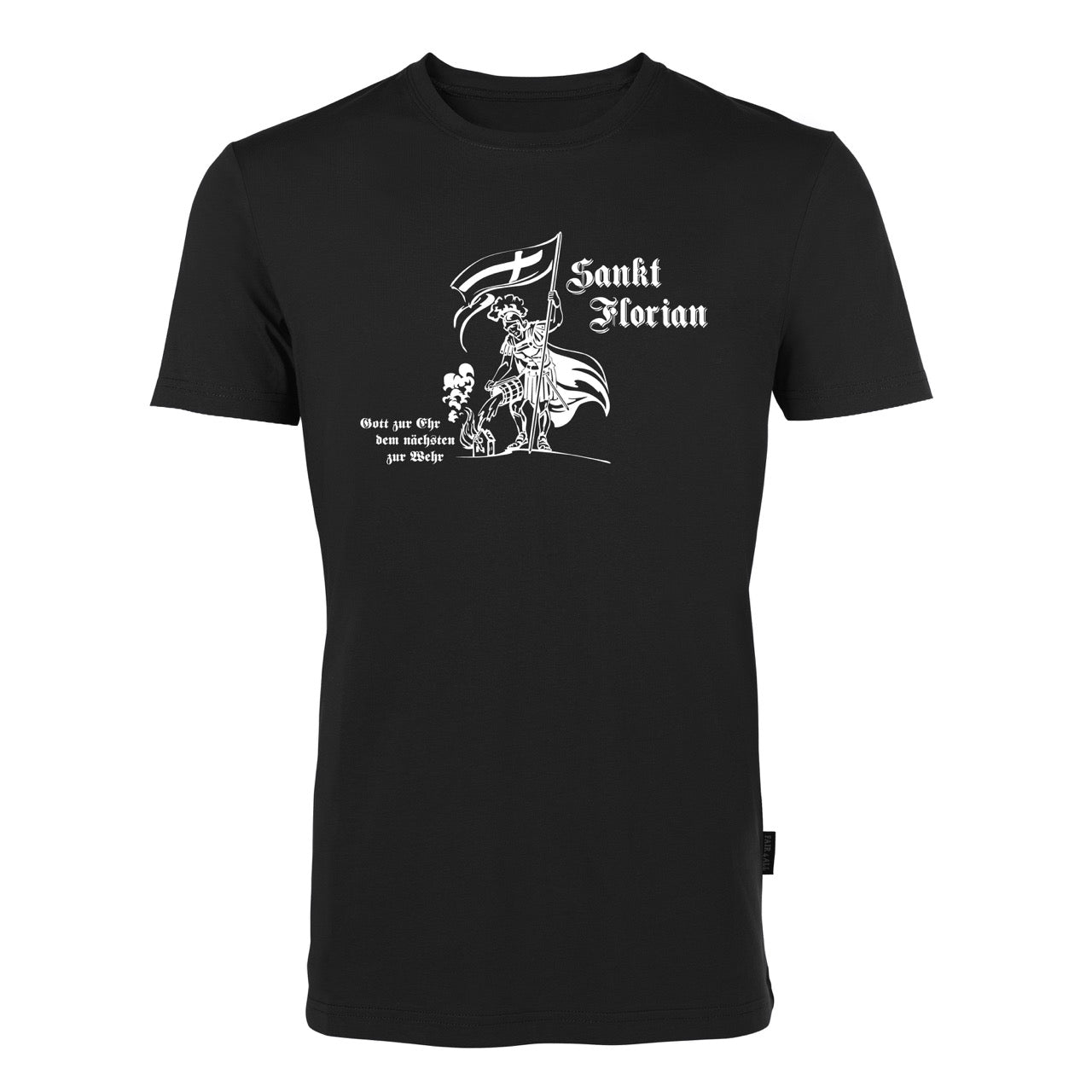 T-Shirt Feuerwehr Fashion Sankt Florian schwarz