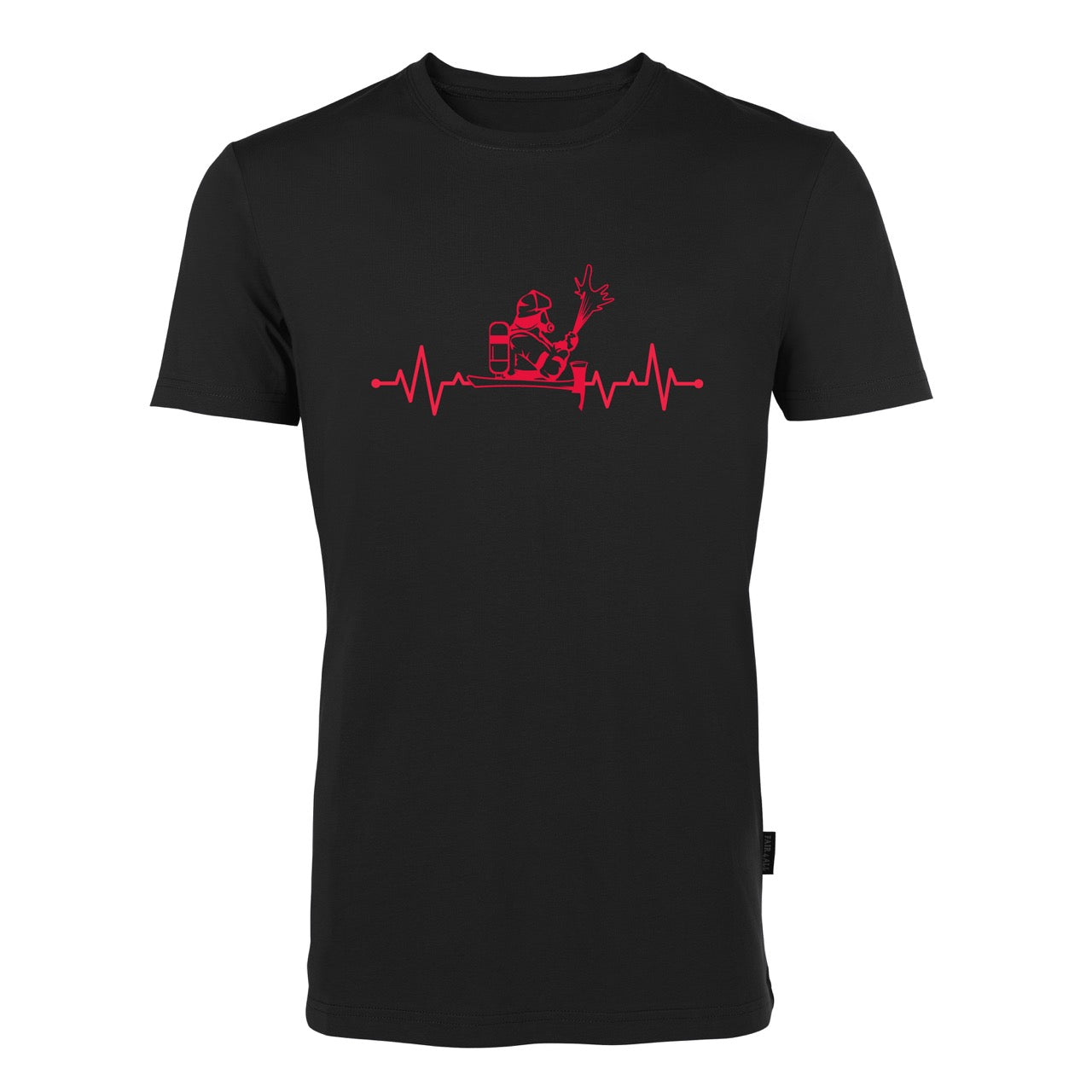 T-Shirt Feuerwehr Fashion Puls schwarz