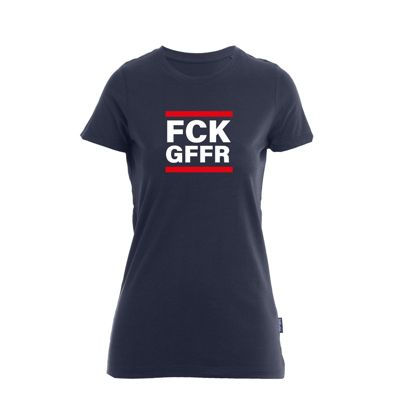 Damen T-Shirt Feuerwehr Fashion FCK GFFR blau