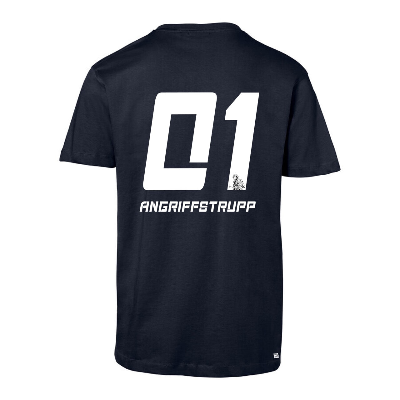 T-Shirt Feuerwehr Fashion Mannschaft blau