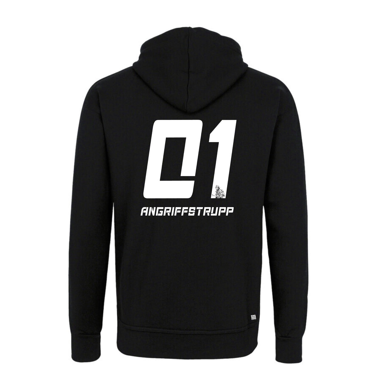 Unisex Sweat Hoodie Feruerwehr Mannschaft schwarz