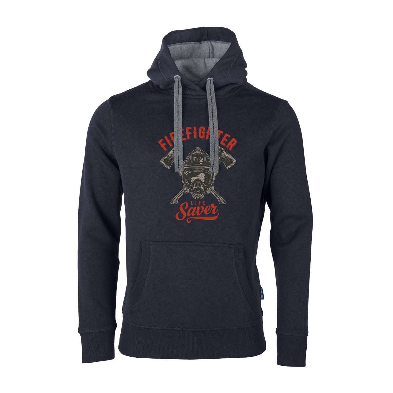 Unisex Sweat Hoodie Feruerwehr Life Saver blau