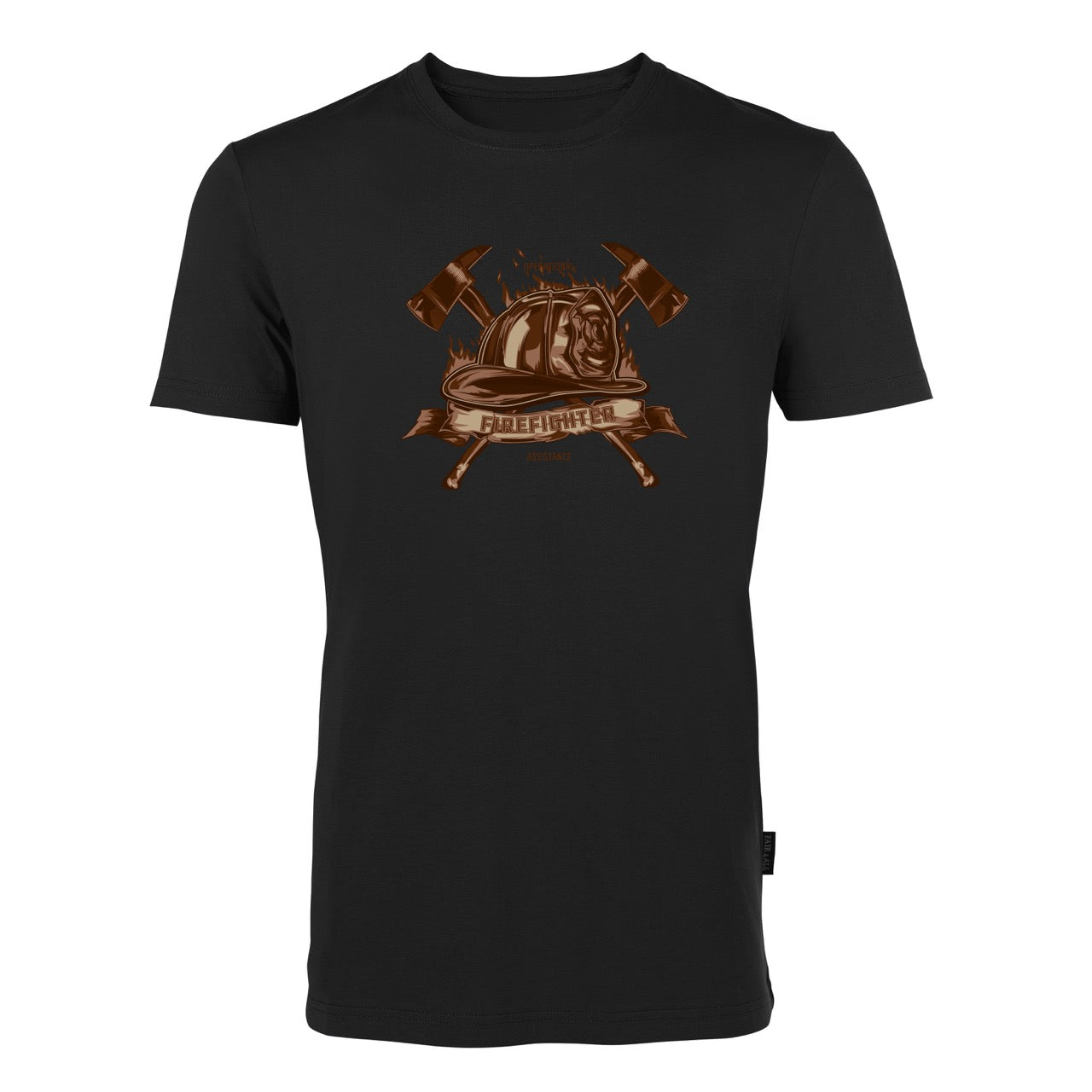 T-Shirt Feuerwehr Fashion Firefighter schwarz