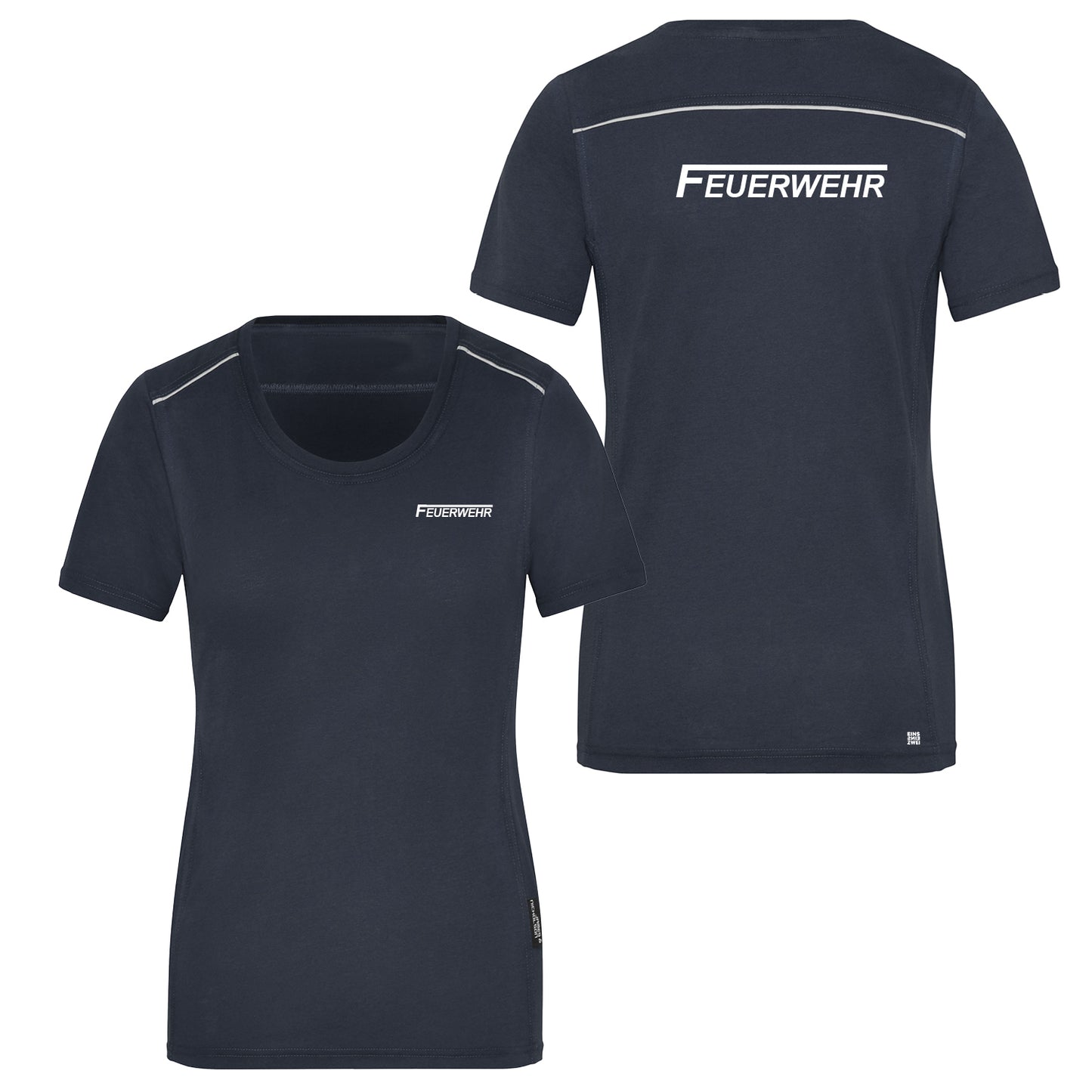 Damen T-Shirt Reflect Feuerwehr Dienstkleidung Hamburg