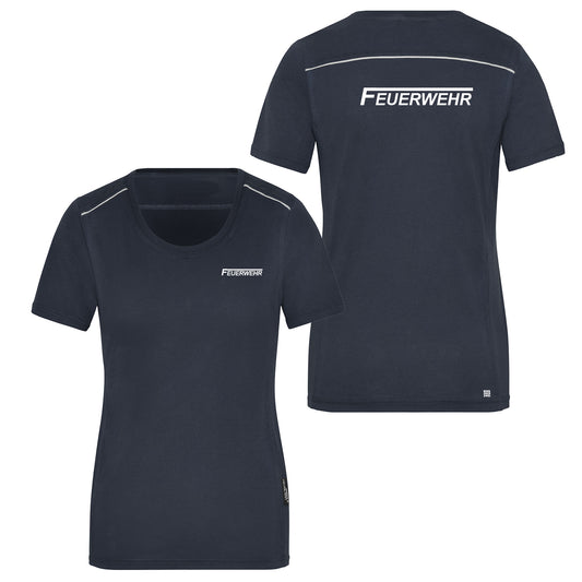 Damen T-Shirt Reflect Feuerwehr Dienstkleidung Hamburg