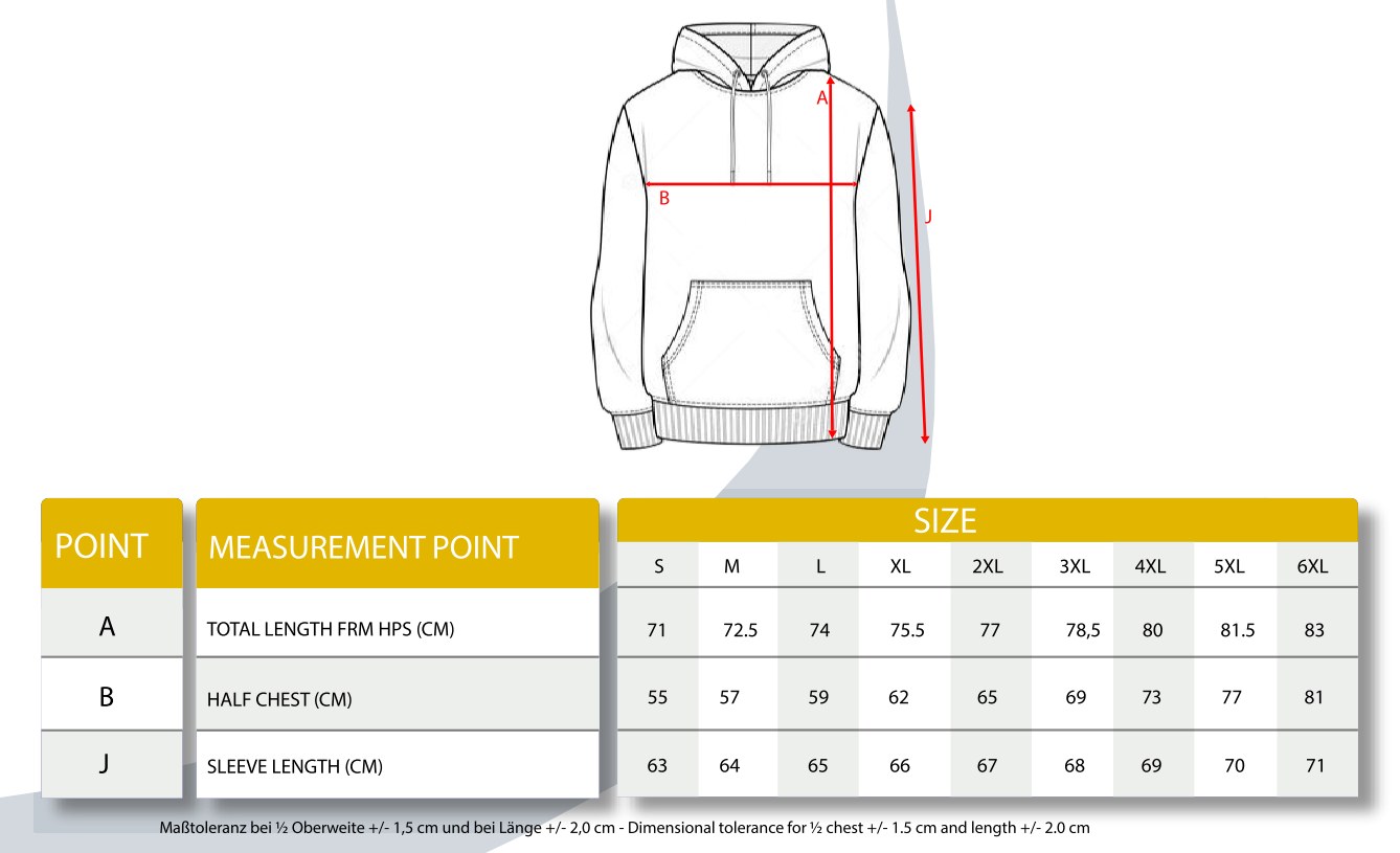 Unisex Sweat Hoodie Feruerwehr Puls schwarz