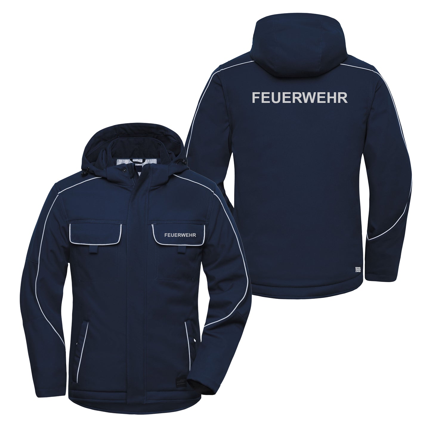 Winter Softshelljacke Reflect Feuerwehr Bayern