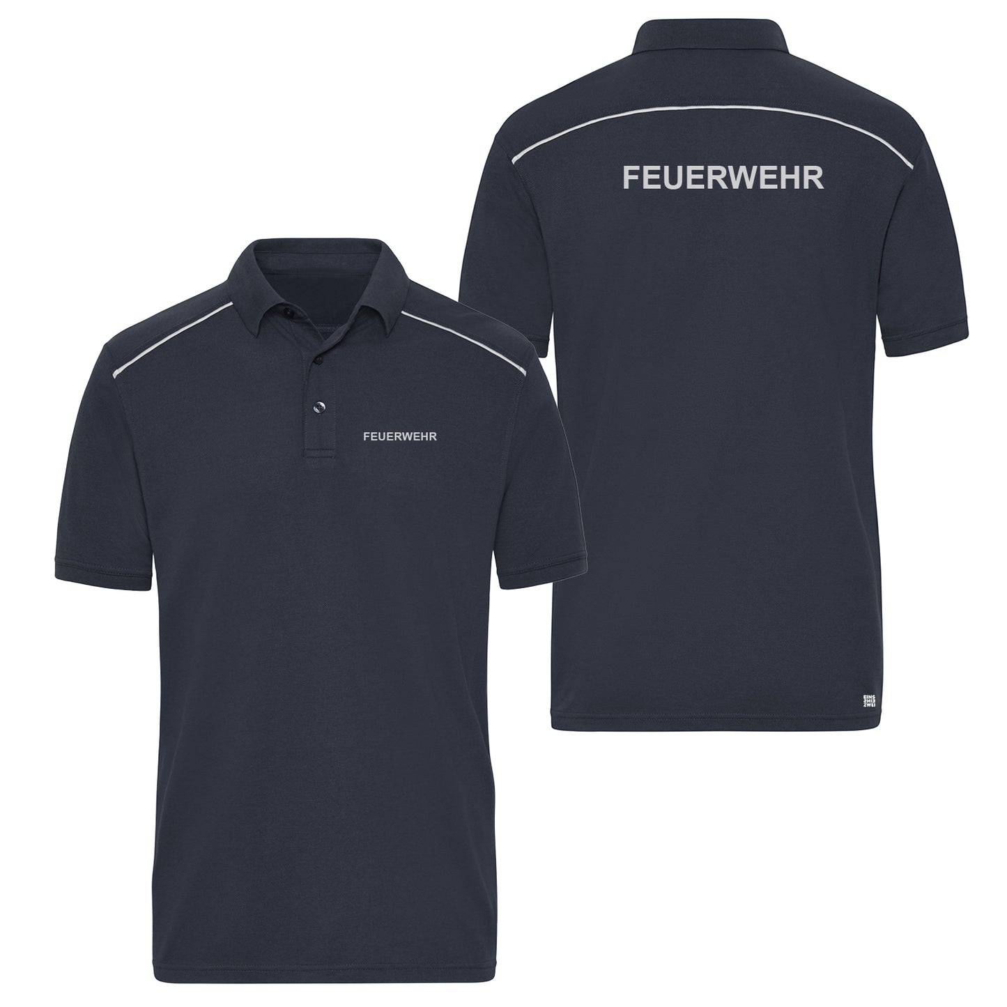Poloshirt Reflect Feuerwehr Dienstkleidung Bayern
