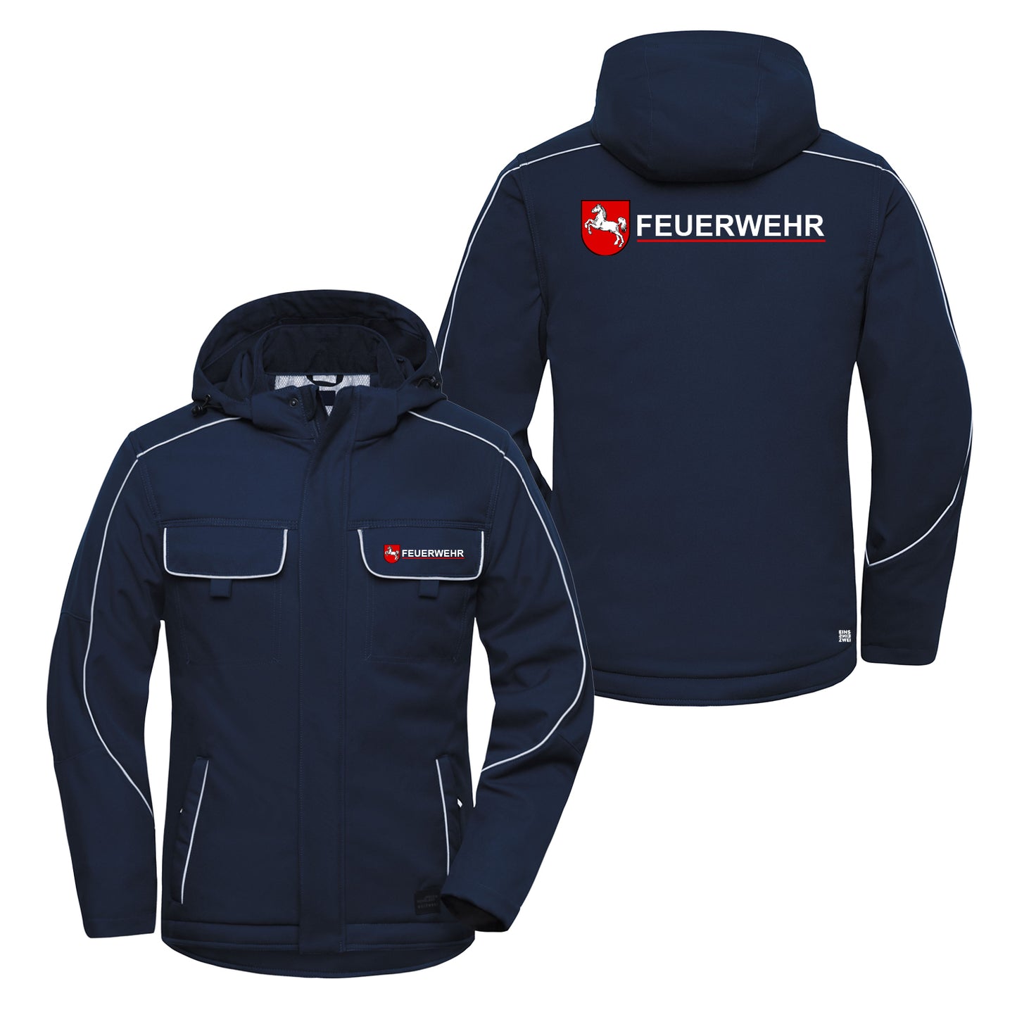 Winter Softshelljacke Reflect Feuerwehr Niedersachsen