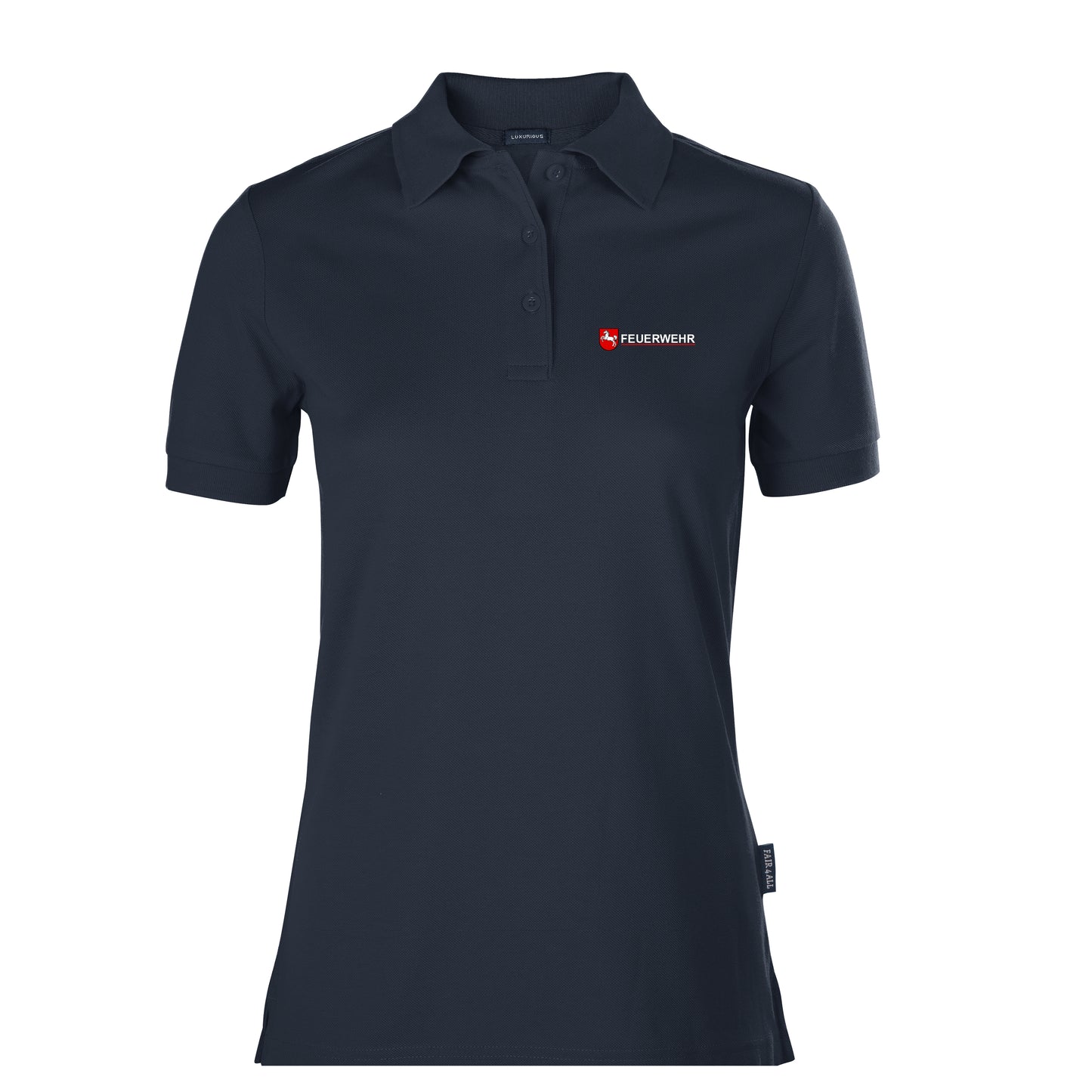 Damen Poloshirt Feuerwehr Niedersachsen