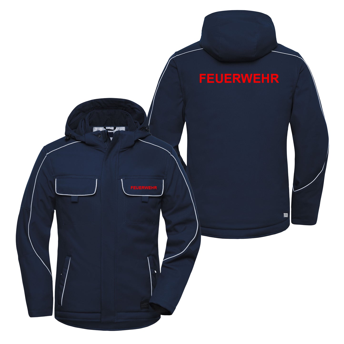 Winter Softshelljacke Reflect Feuerwehr Nordrhein-Westfalen