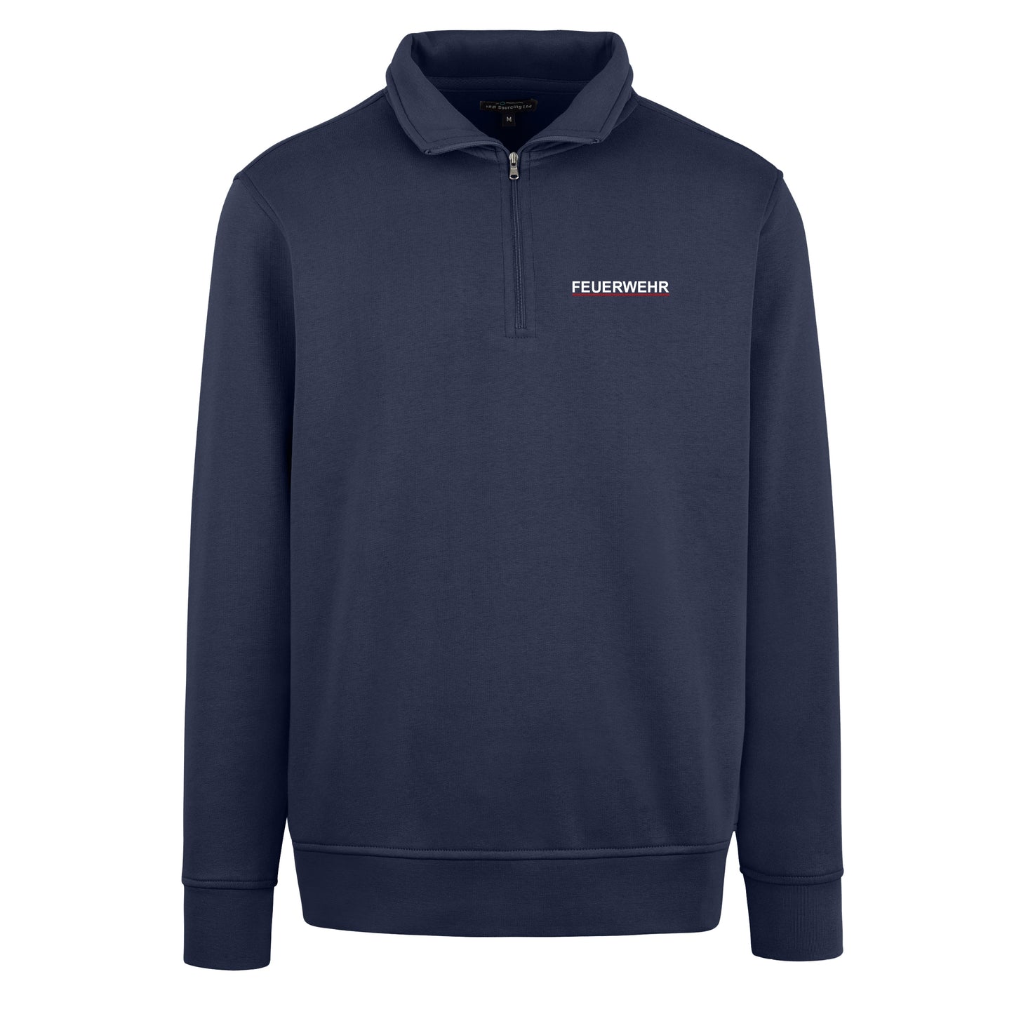 1/4-Zip-Sweatshirt Feuerwehr Saarland