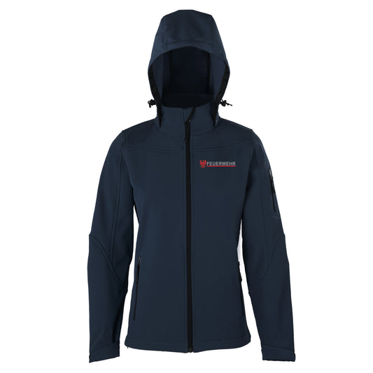 Damen Softshelljacke Feuerwehr Brandenburg