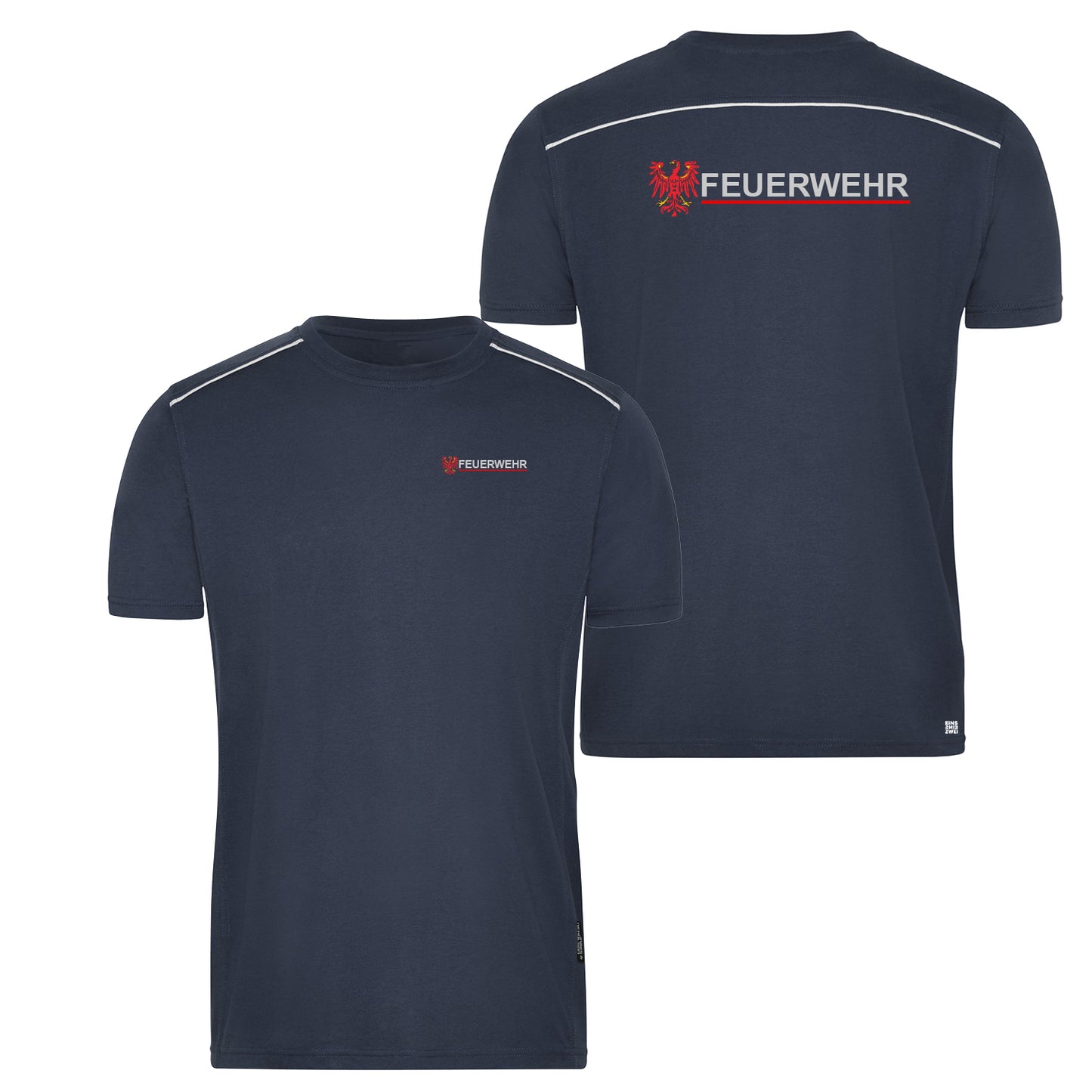 T-Shirt Reflect Feuerwehr Dienstkleidung Brandenburg