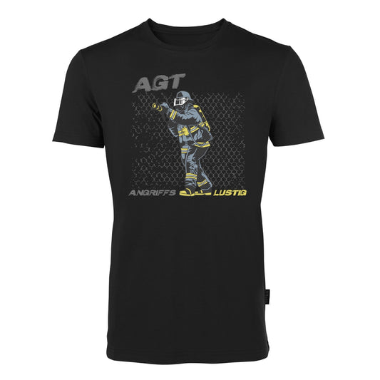 T-Shirt Feuerwehr Fashion Angriffs Lustig schwarz