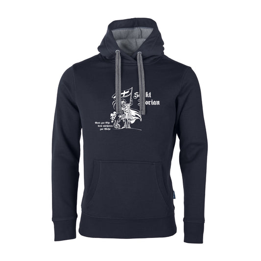 Unisex Sweat Hoodie Feruerwehr Sankt Florian blau