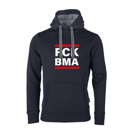 Unisex Sweat Hoodie Feruerwehr FCK BMA blau