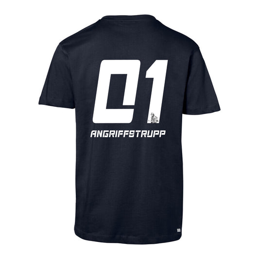 T-Shirt Feuerwehr Fashion Mannschaft blau