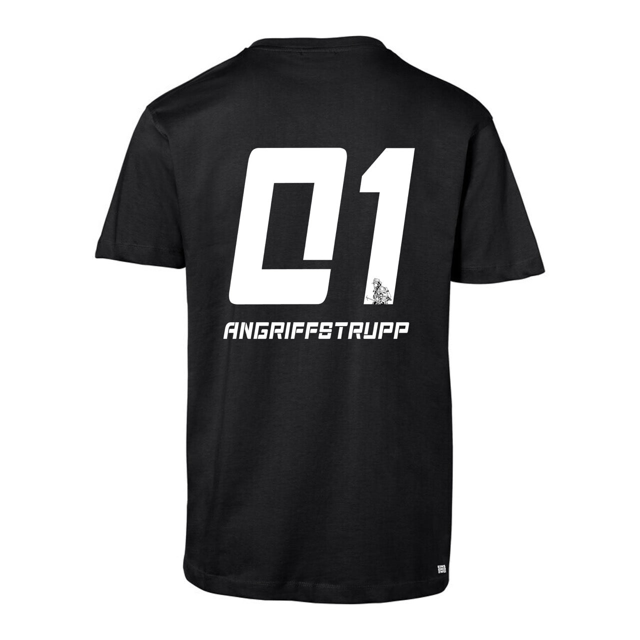T-Shirt Feuerwehr Fashion Mannschaft schwarz