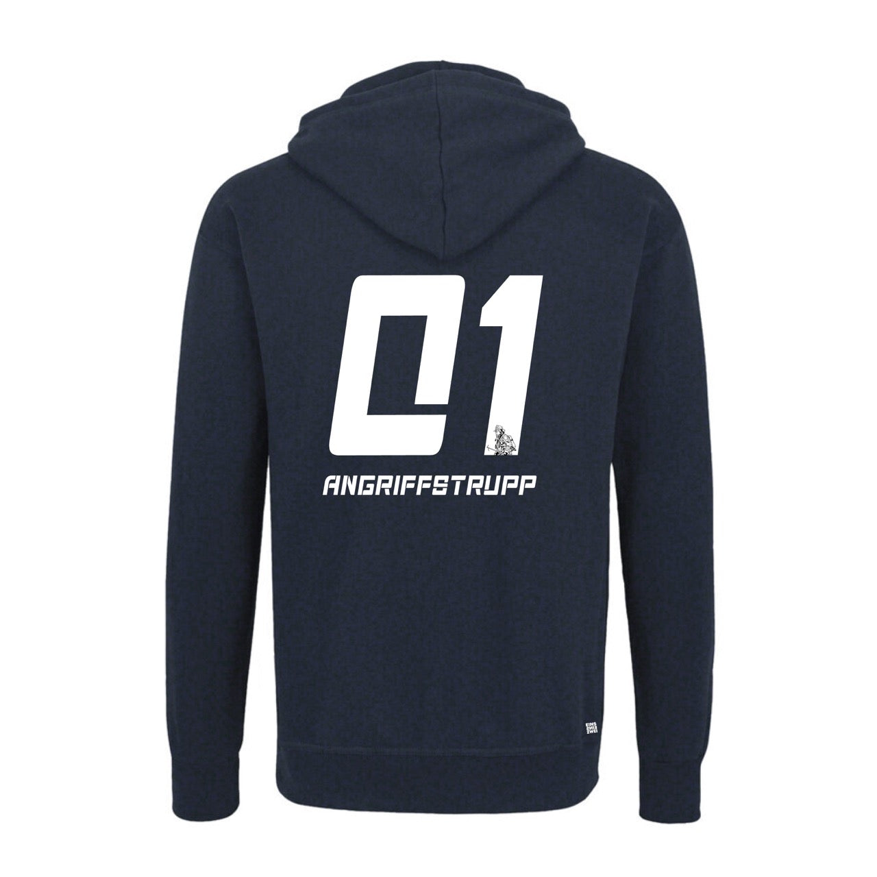 Unisex Sweat Hoodie Feruerwehr Mannschaft blau