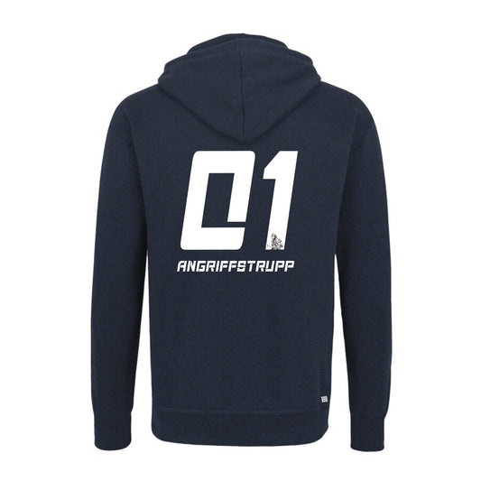 Unisex Sweat Hoodie Feruerwehr Mannschaft blau