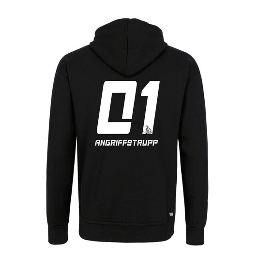 Unisex Sweat Hoodie Feruerwehr Mannschaft schwarz