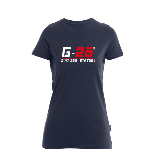 Damen T-Shirt Feuerwehr Fashion G26 blau