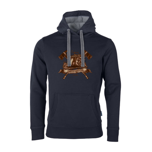 Unisex Sweat Hoodie Feruerwehr Firefighter blau