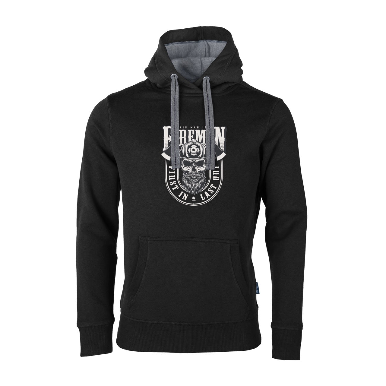 Unisex Sweat Hoodie Feruerwehr Fireman schwarz