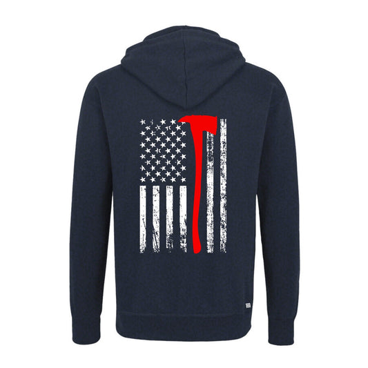 Unisex Sweat Hoodie Feruerwehr US blau