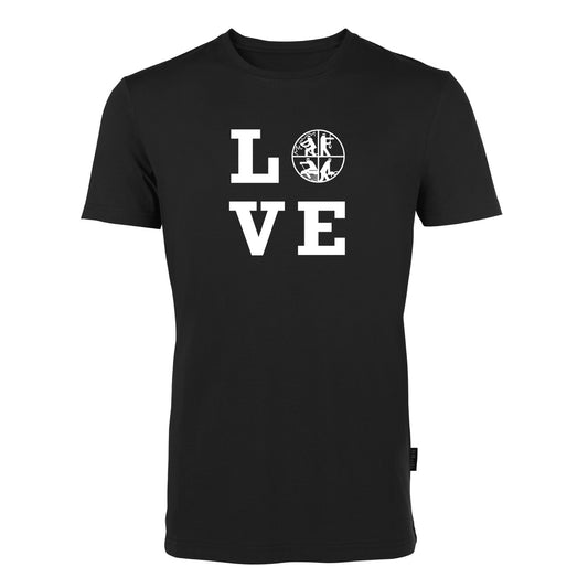 T-Shirt Feuerwehr Fashion LOVE schwarz