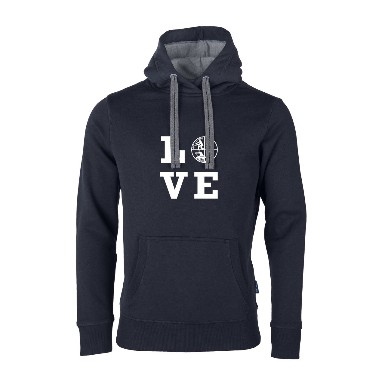 Unisex Sweat Hoodie Feruerwehr LOVE blau