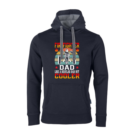 Unisex Sweat Hoodie Feruerwehr Cooler Dad blau
