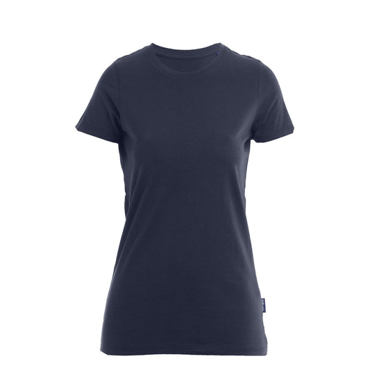 Damen T-Shirt Feuerwehr Fashion Superheld blau