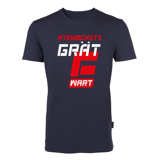 T-Shirt Feuerwehr Fashion AGT Gerätewart blau