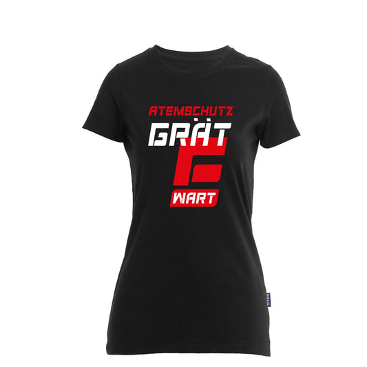 Damen T-Shirt Feuerwehr Fashion AGT Gerätewart schwarz