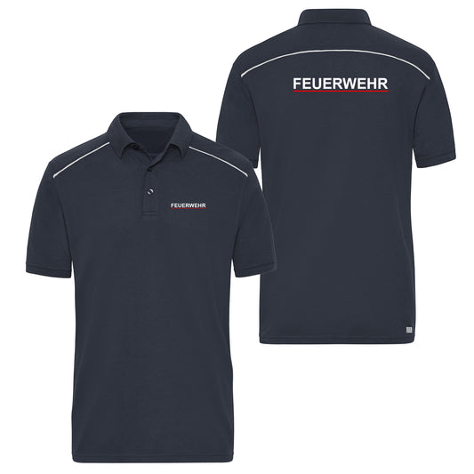 Poloshirt Reflect Feuerwehr Dienstkleidung Thüringen