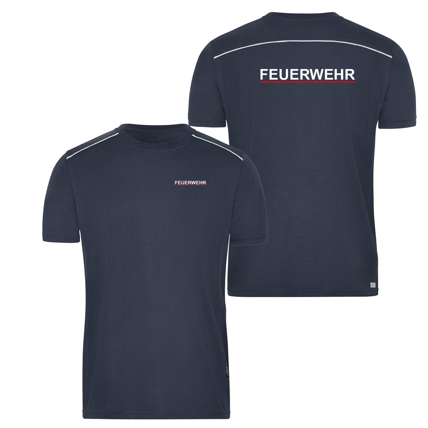 T-Shirt Reflect Feuerwehr Dienstkleidung Saarland