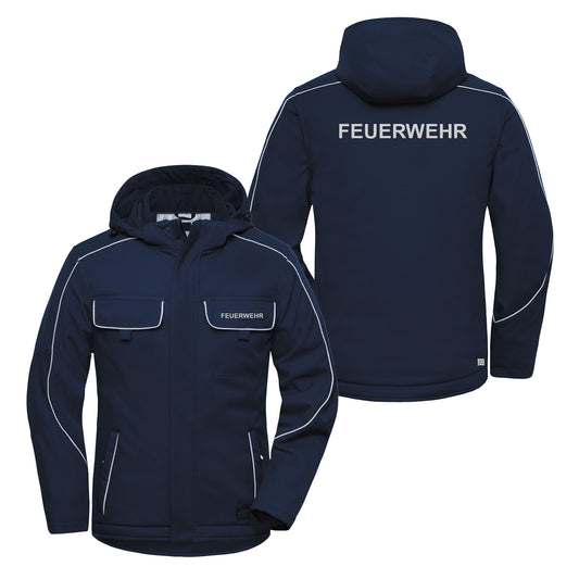 Winter Softshelljacke Reflect Feuerwehr Bremen