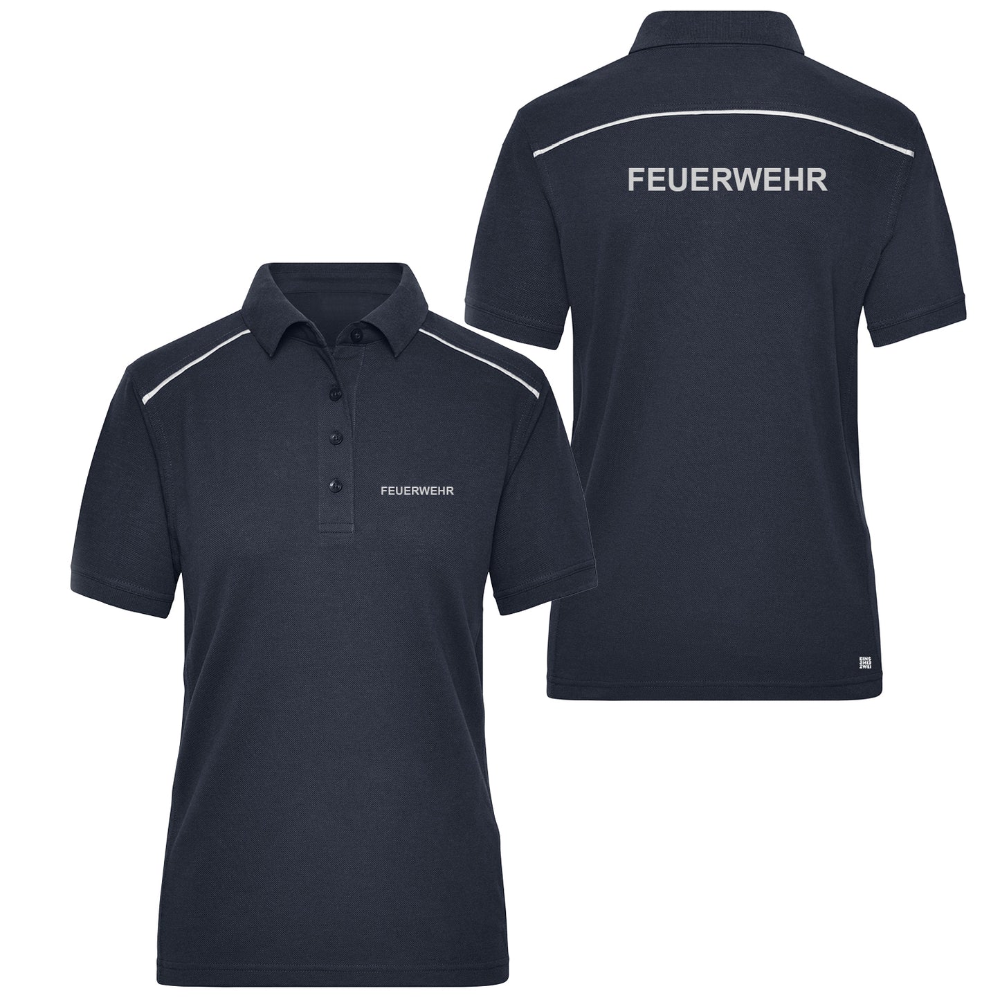 Damen Poloshirt Reflect Feuerwehr Dienstkleidung Sachsen-Anhalt