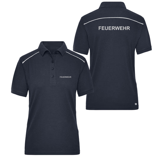 Damen Poloshirt Reflect Feuerwehr Dienstkleidung Mecklenburg-Vorpommern