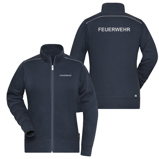 Damen Sweatjacke Reflect Feuerwehr Dienstkleidung Bayern