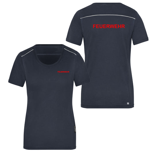 Damen T-Shirt Reflect Feuerwehr Dienstkleidung Rheinland-Pfalz