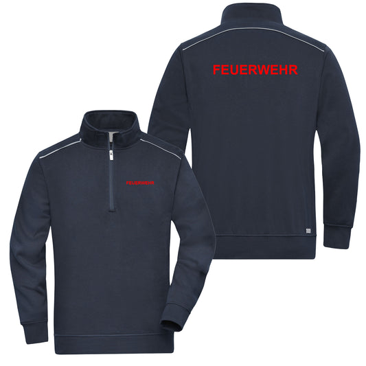 Zipper Reflect Feuerwehr Sweatshirt Rheinland-Pfalz